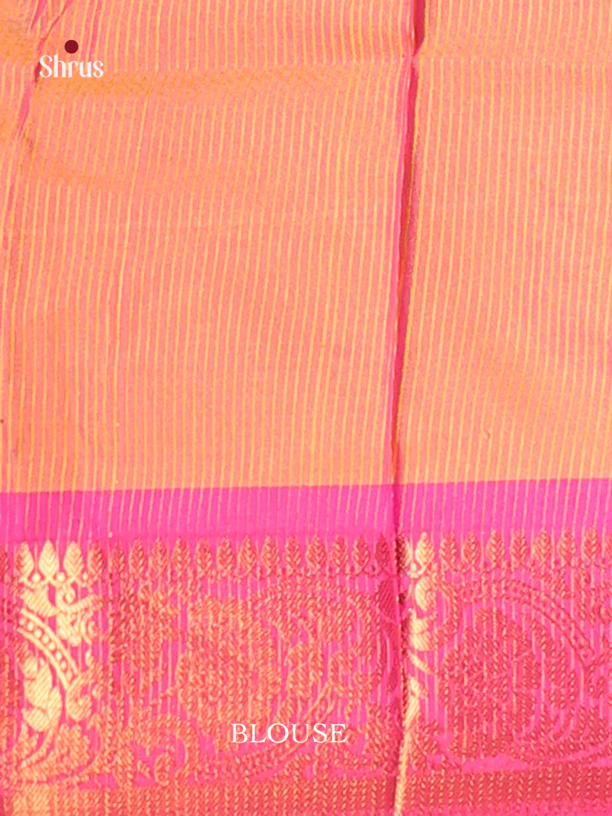 Yellow & Pink - Semi Pochampally Saree - Shop on Shrus.com