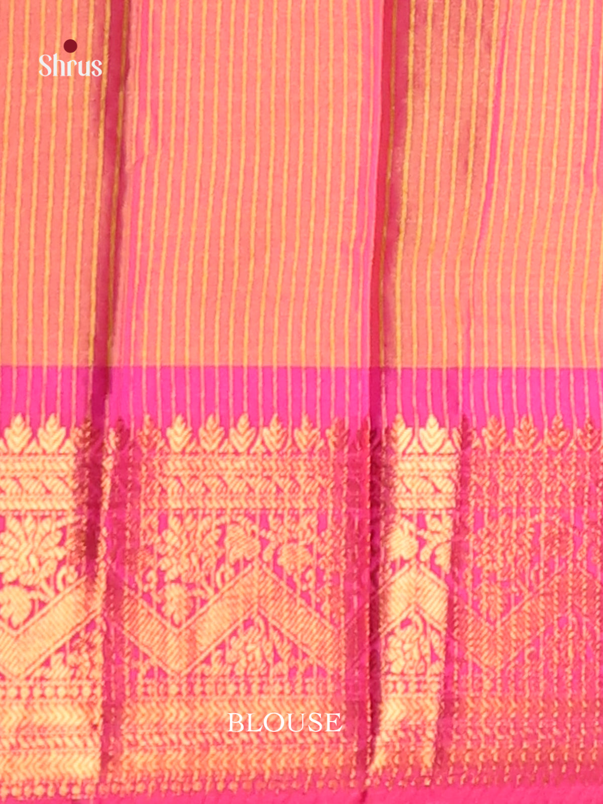 Light Green & Pink - Semi Pochampally Saree - Shop on Shrus.com