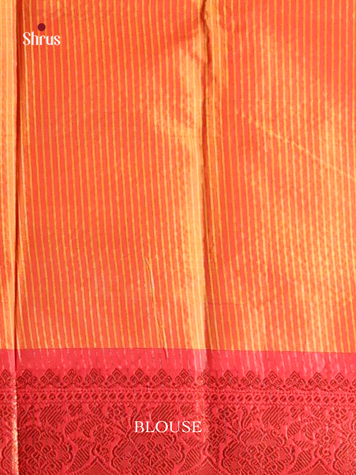 Pink & Orange - Semi Pochampally Saree - Shop on Shrus.com