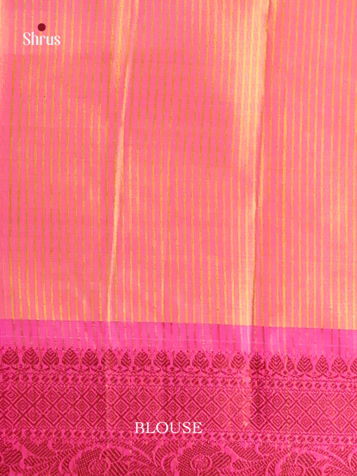 Light Green & Pink - Semi Pochampally Saree - Shop on Shrus.com