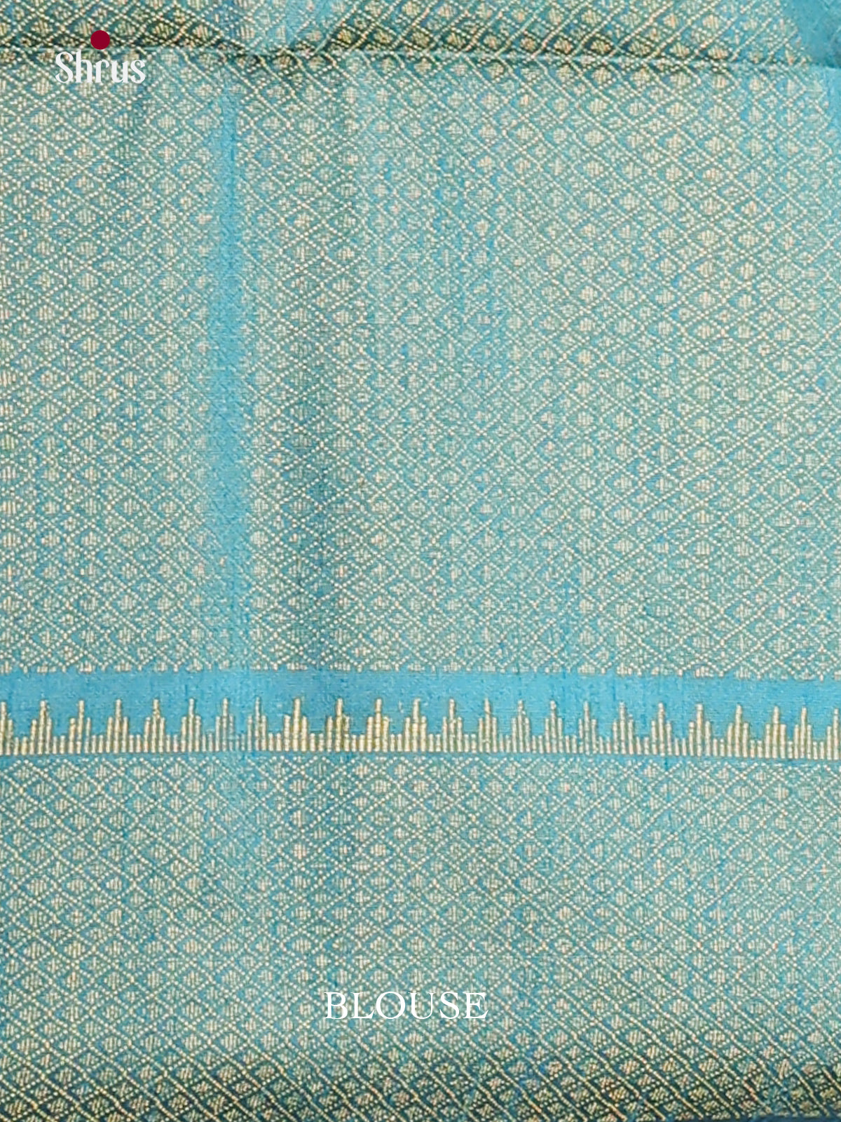 Vadamalli & Blue- Semi Rawsilk Saree - Shop on Shrus.com