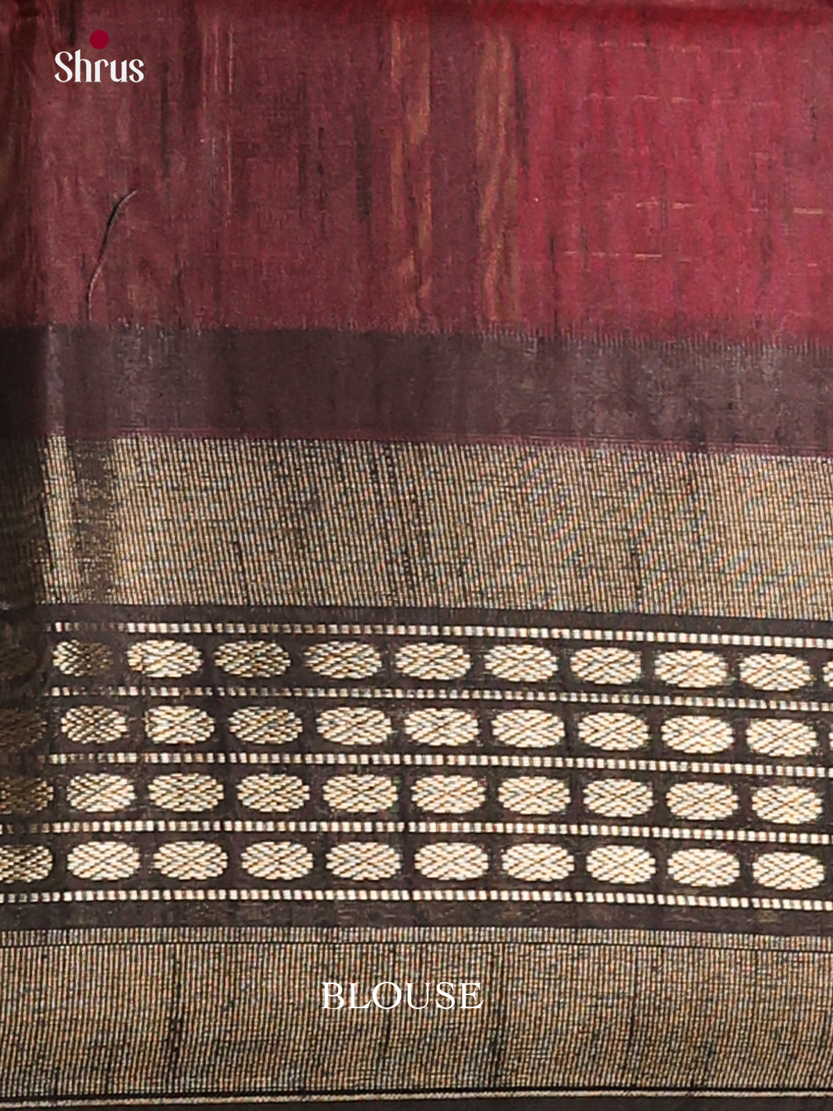 Pink & Brown - Semi Rawsilk Saree - Shop on Shrus.com