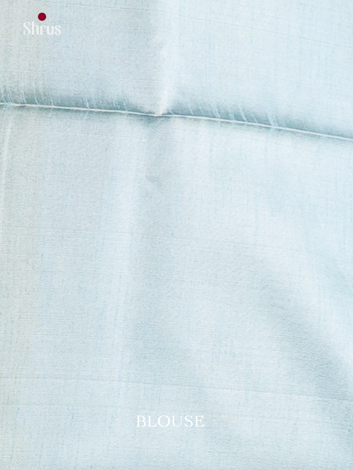 Blue & Light Blue - Semi Rawsilk Saree