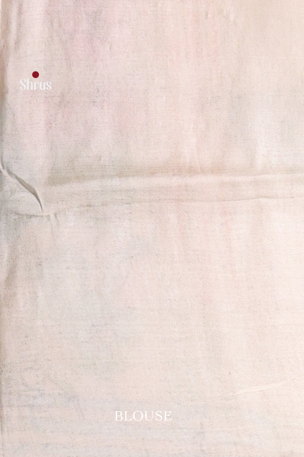 Artistic Floral Hand-Painted White Tussar Silk Saree