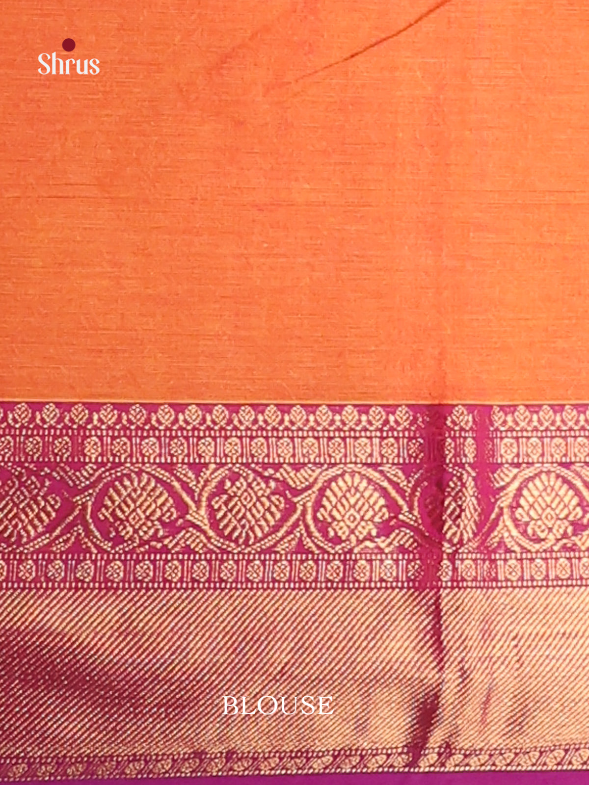 Orange & Purple - Chettinad Cotton Saree