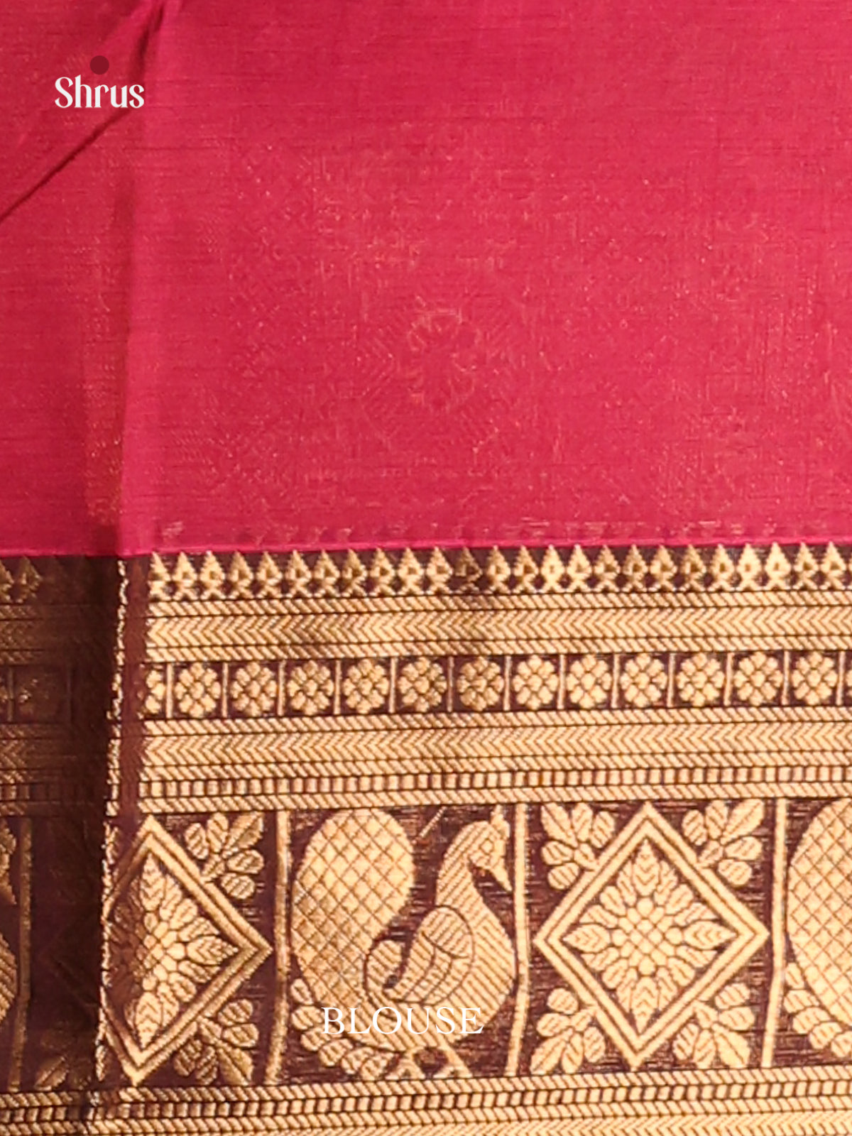 Red & Brown - Chettinad Cotton Saree