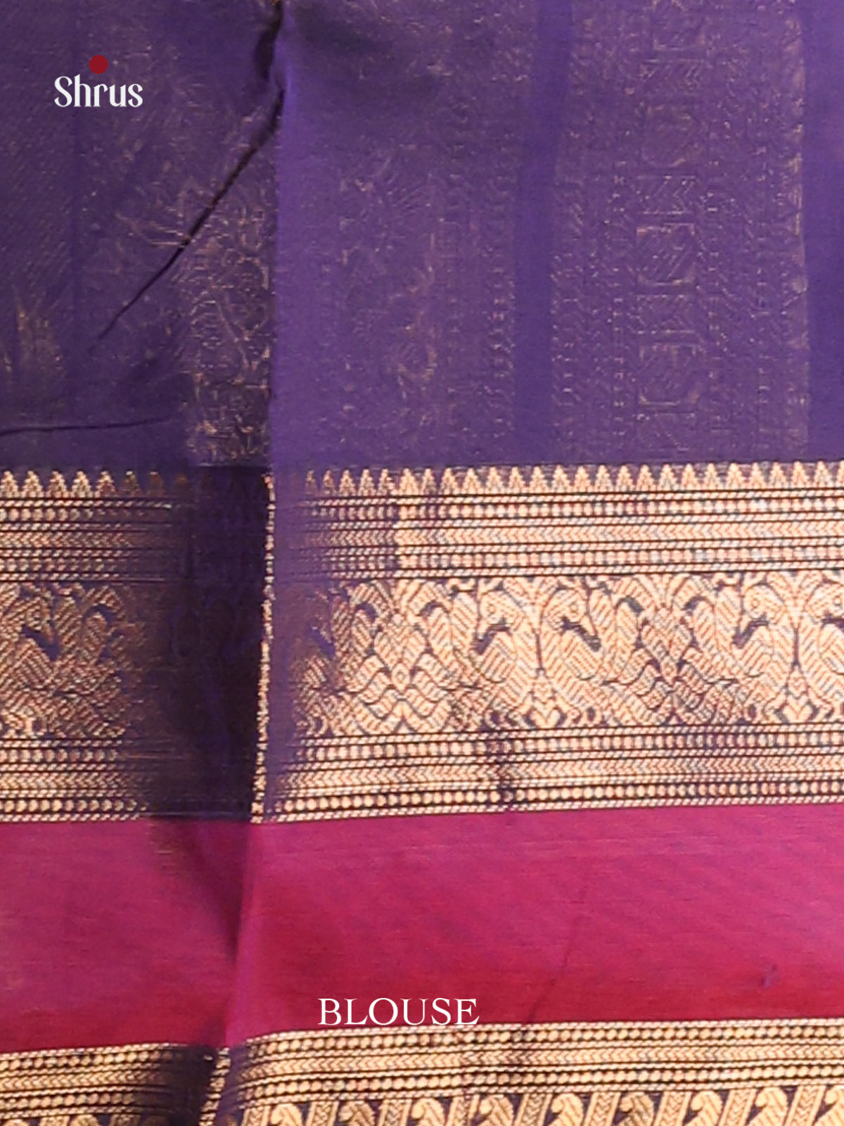 Violet & Pink - Chettinad Cotton Saree