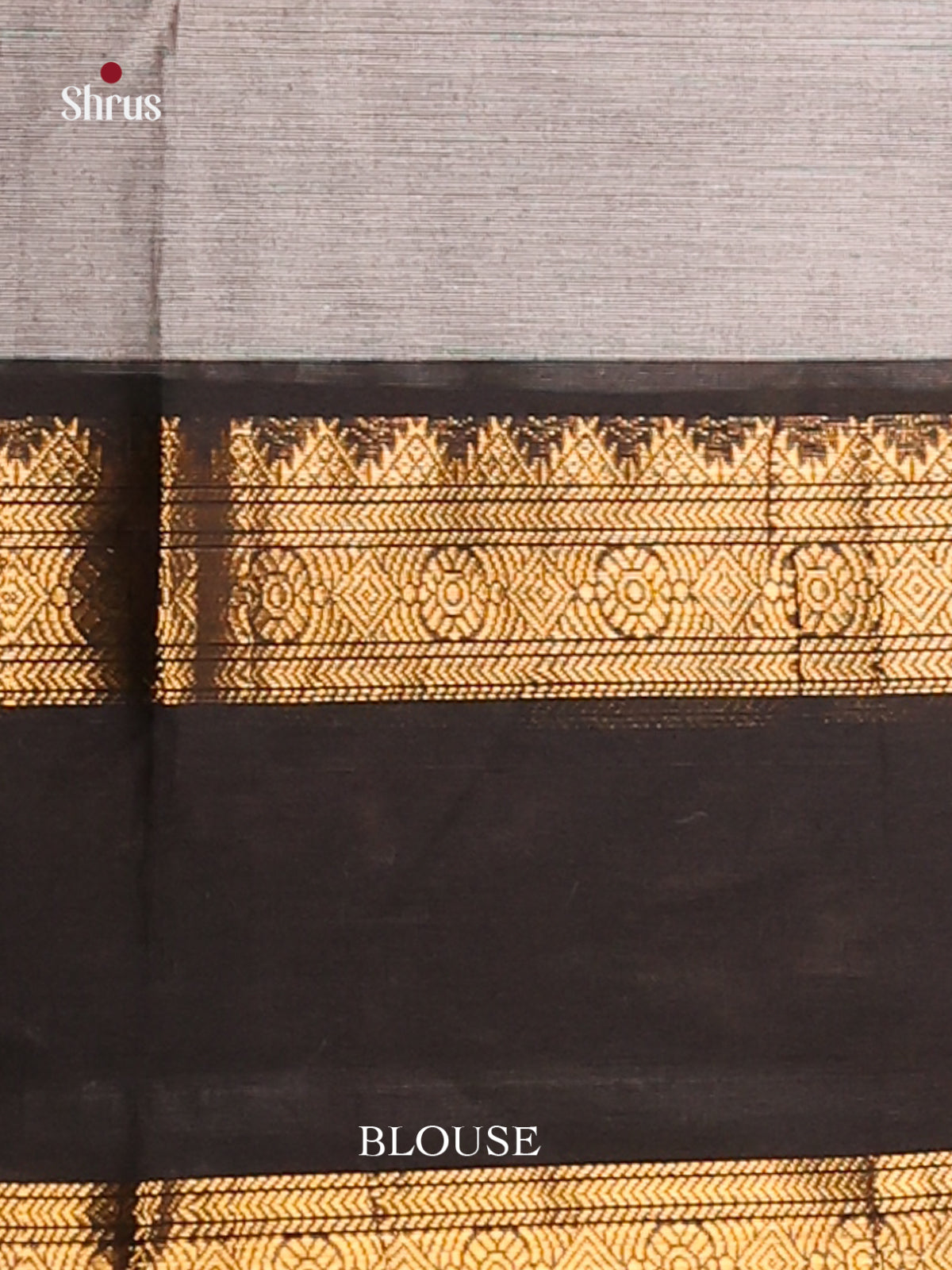 Grey & Black - Chettinad Cotton Saree