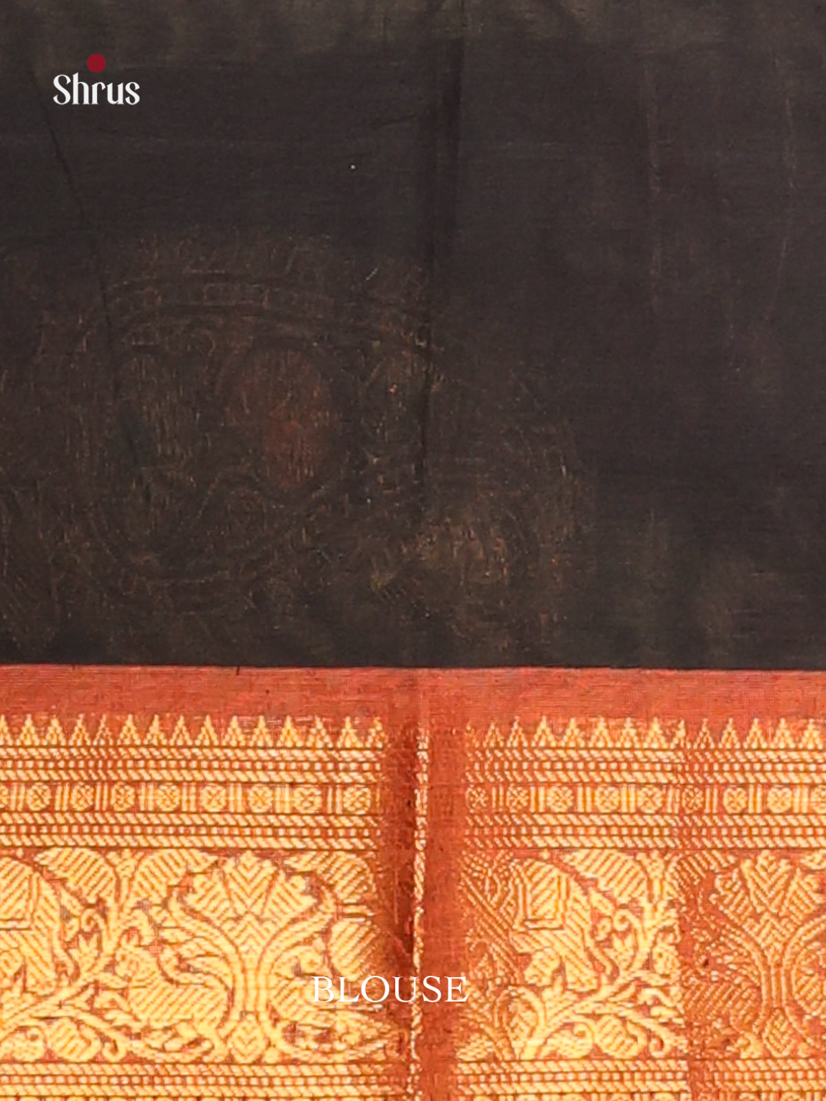 Black & Orange - Chettinad Cotton Saree