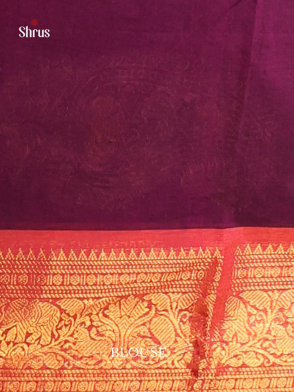 Purple & Orange - Chettinad Cotton Saree