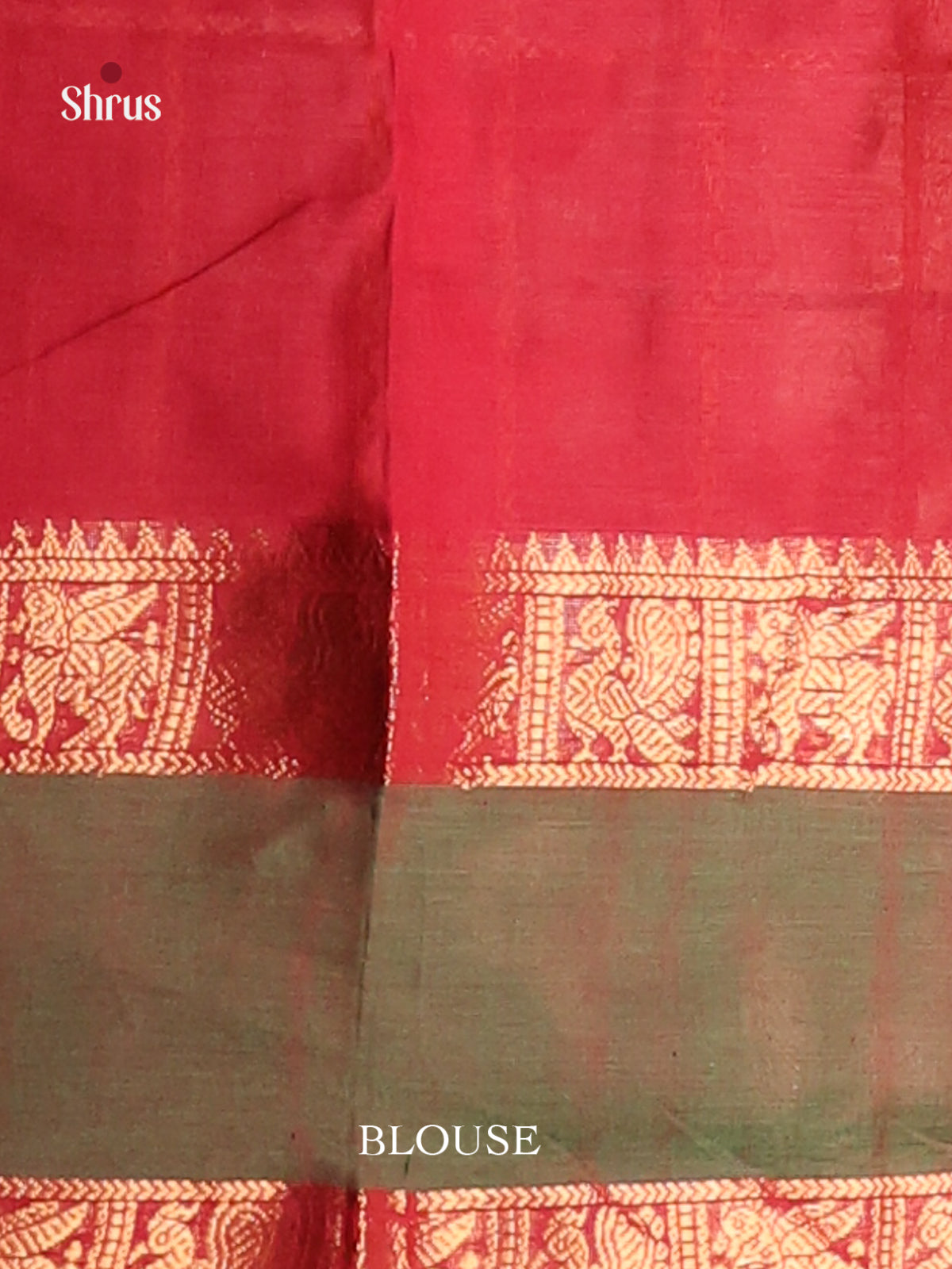 Red & Green- Chettinad Cotton Saree