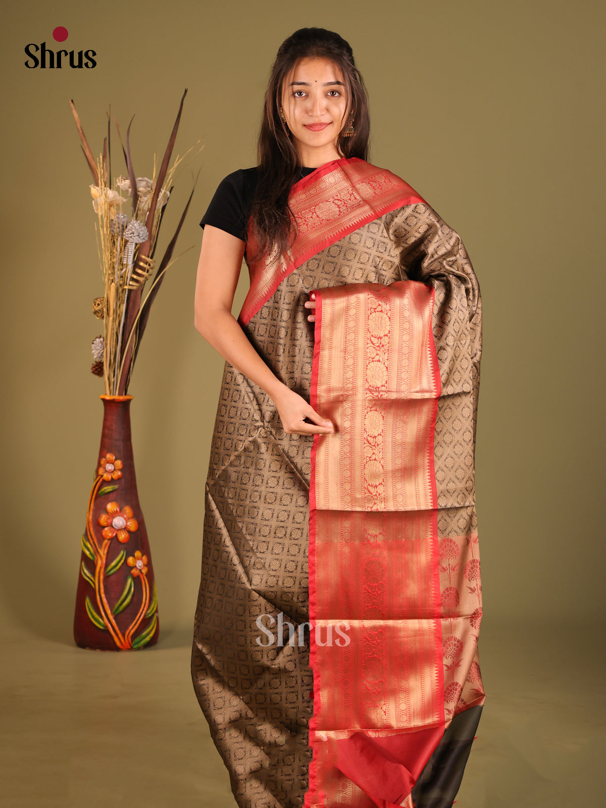 DHS11626 - Tanchoi Saree