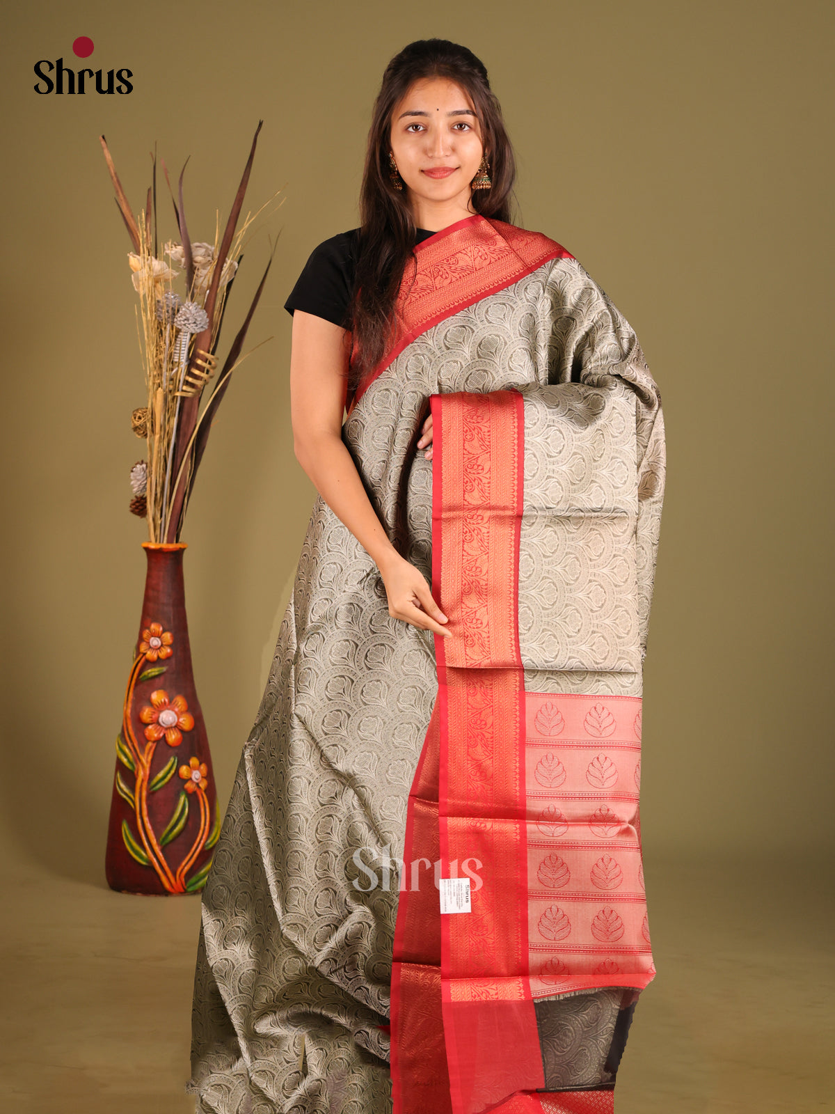 DHS11636 - Tanchoi Saree