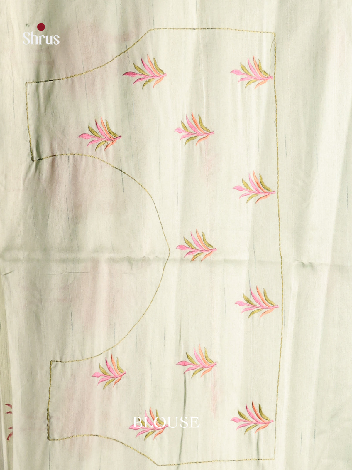 Mint Green - Semi Rawsilk Saree