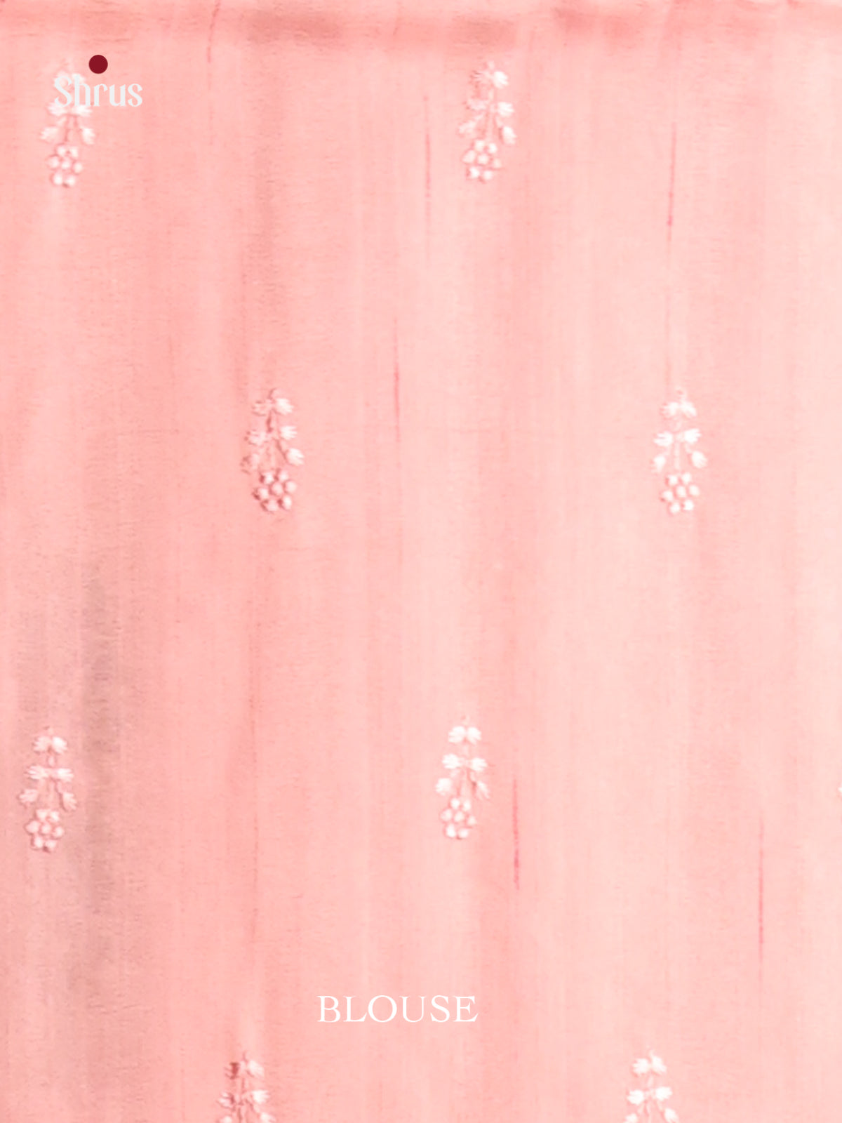 Pink - Semi Rawsilk Saree