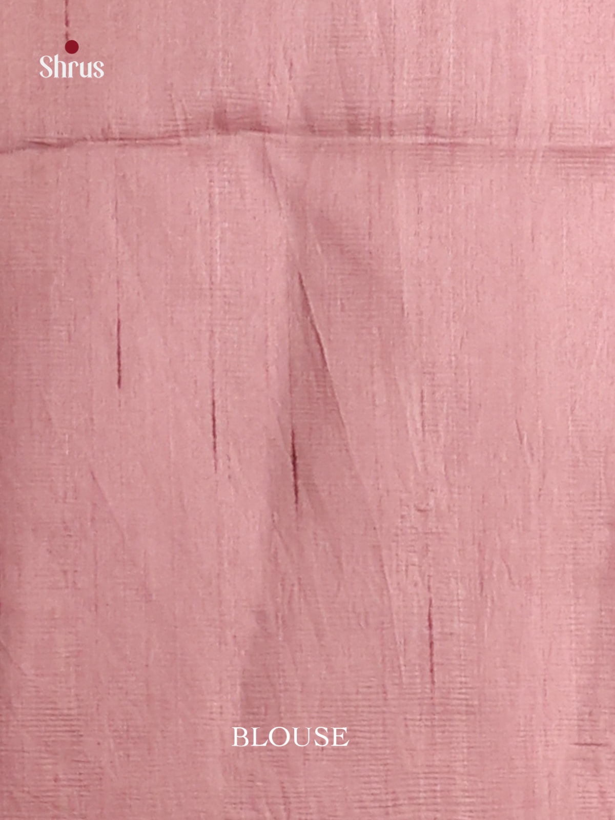 Dusty Pink - Semi Rawsilk Saree - Shop on Shrus.com