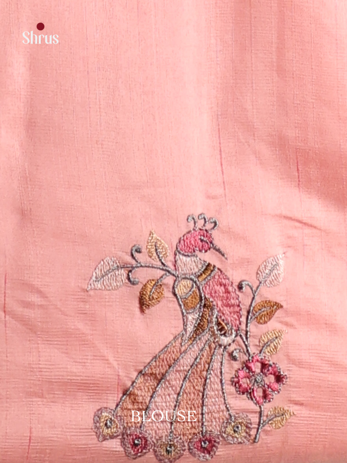 pink - Semi Rawsilk Saree - Shop on Shrus.com