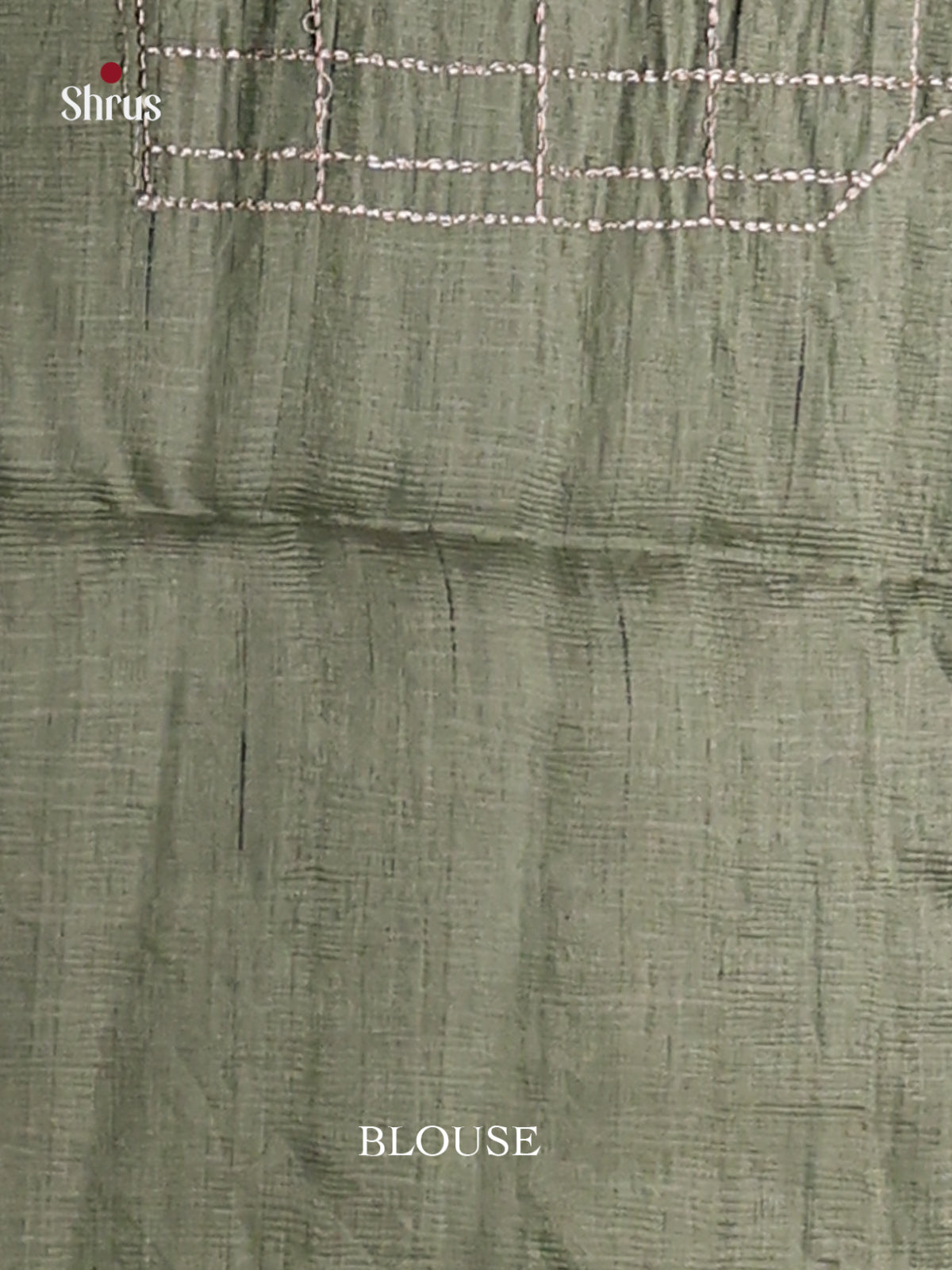 Grey- Semi Rawsilk Saree - Shop on Shrus.com