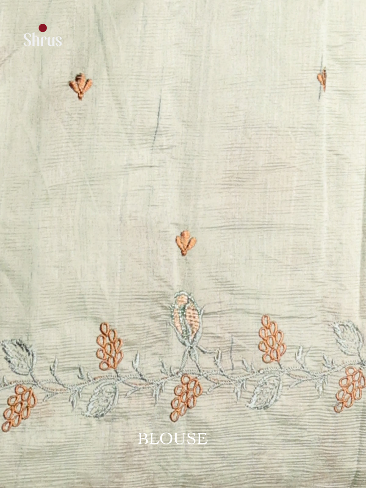 Mint Green - Semi Rawsilk Saree