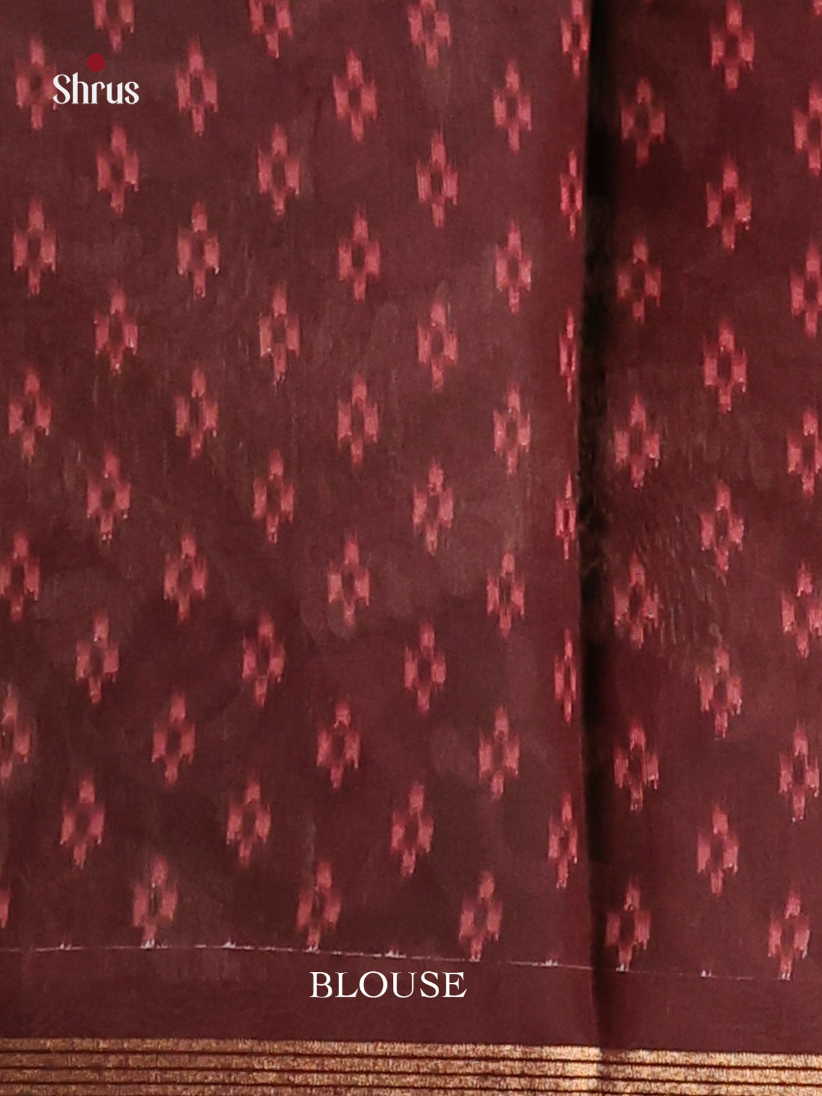 Onion Pink & Maroon- Art Modal Saree - Shop on Shrus.com