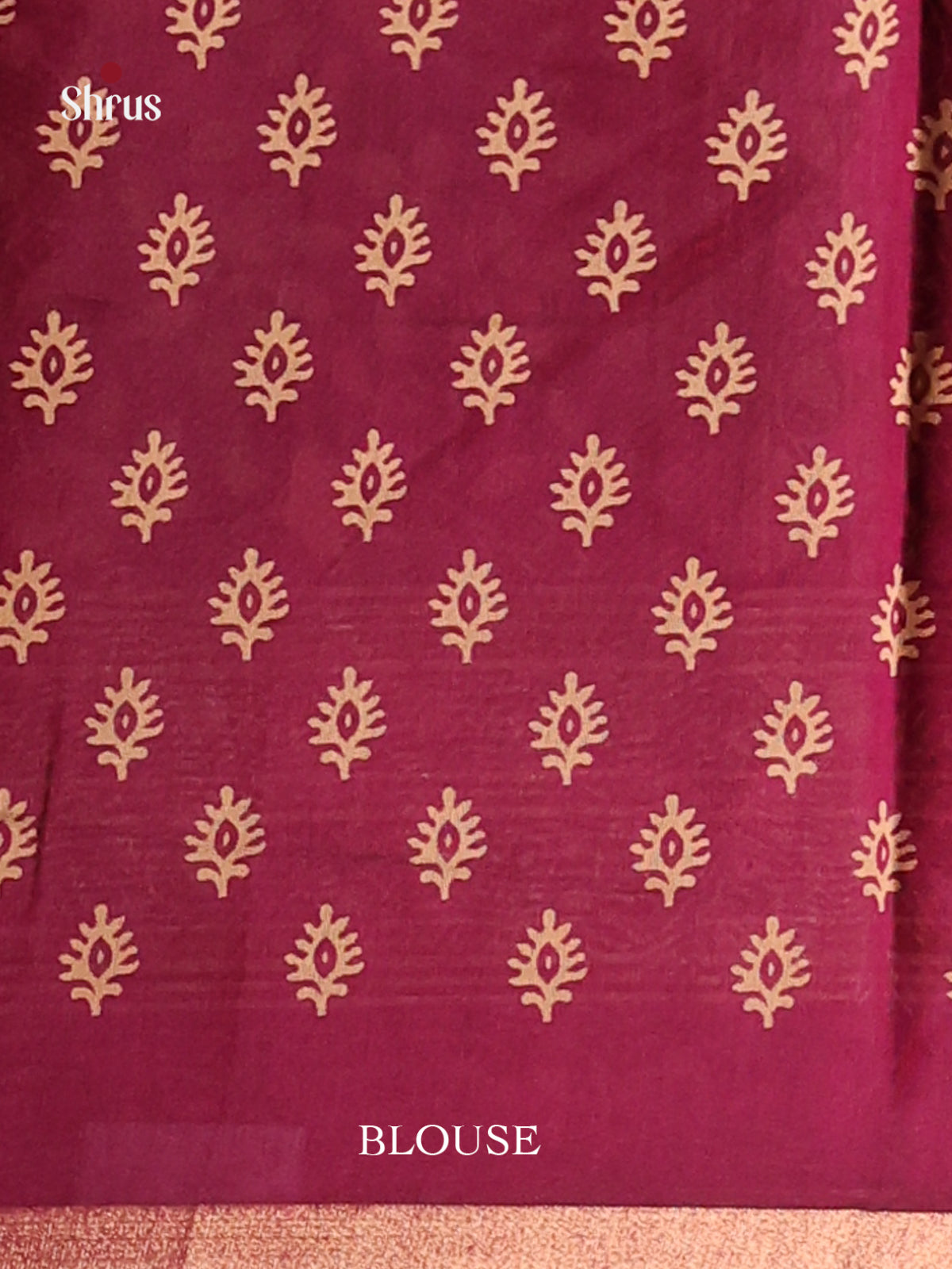 Red & Purple - Art Modal Saree - Shop on Shrus.com