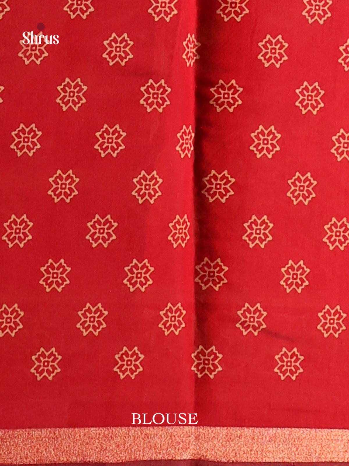 Mustard & Red - Art Modal Saree - Shop on Shrus.com
