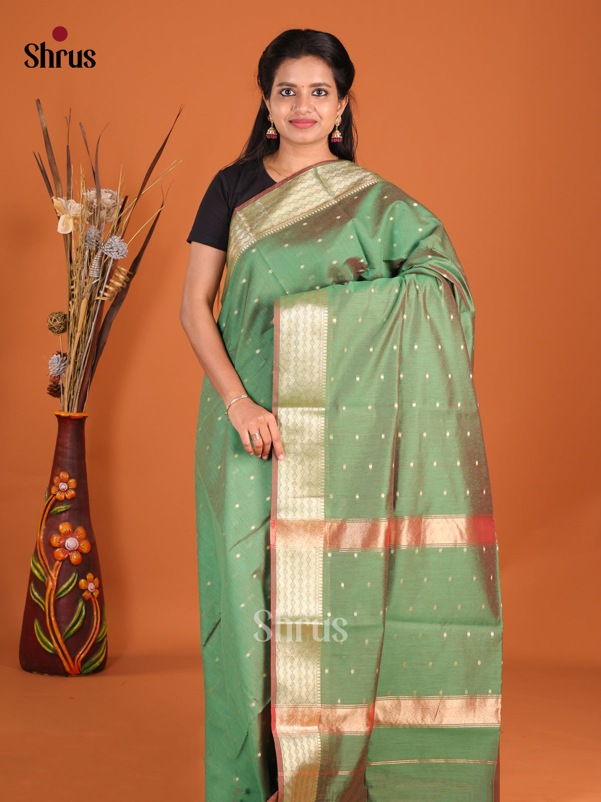 DHS11964 - Art Maheshwari Saree - Shop on Shrus.com