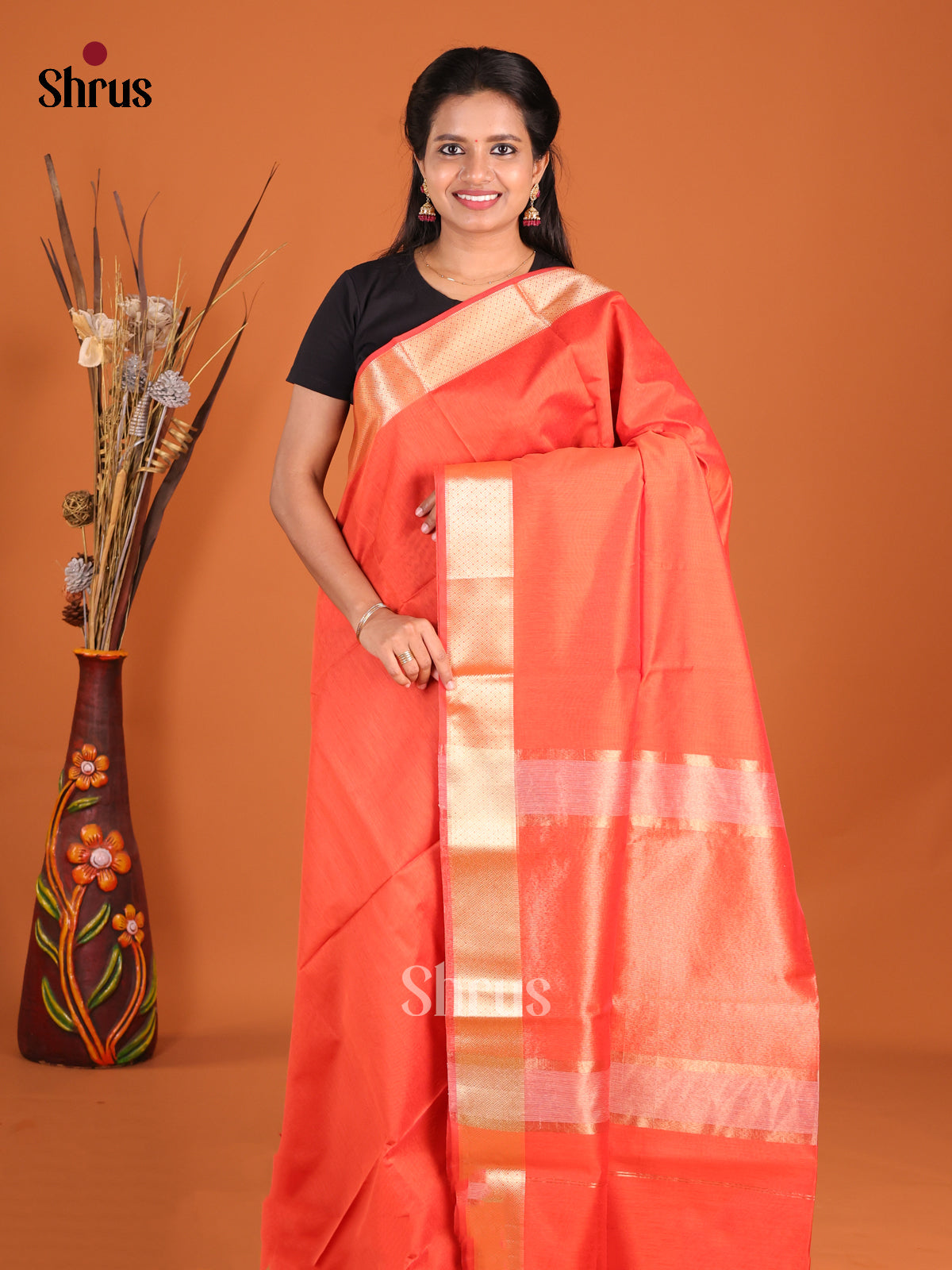 DHS11970 - Art Maheshwari Saree - Shop on Shrus.com