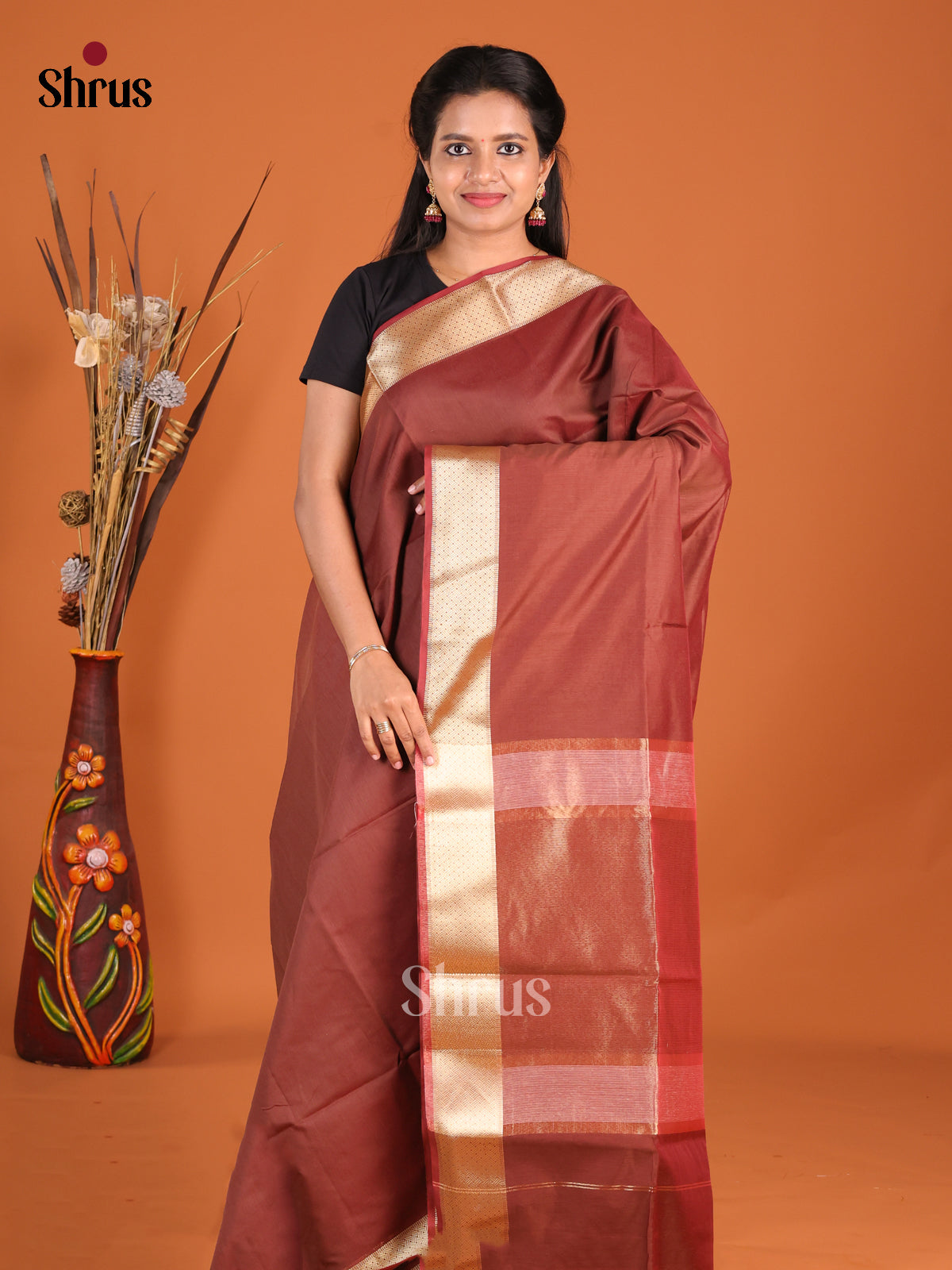 DHS11972 - Art Maheshwari Saree