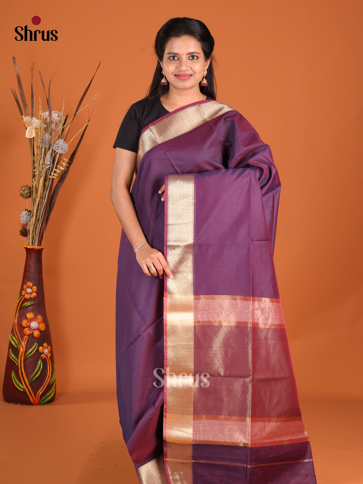 DHS11973 - Art Maheshwari Saree