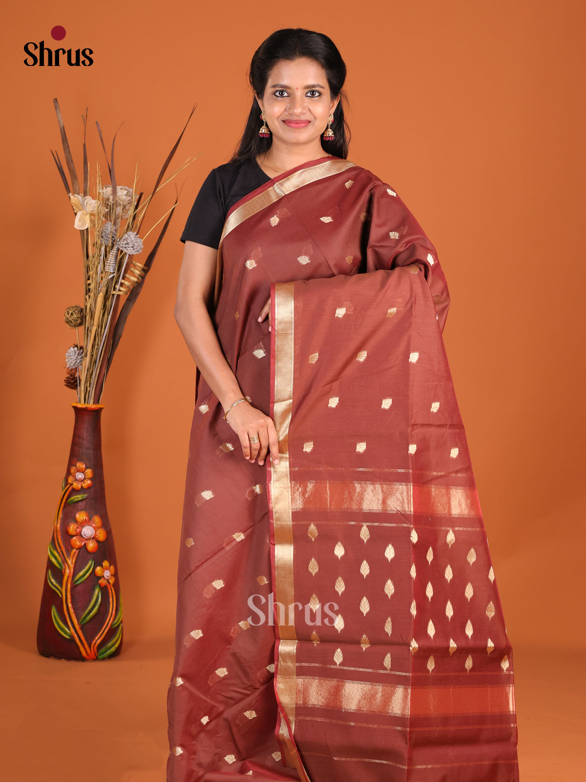 DHS11978 - Art Maheshwari Saree - Shop on Shrus.com