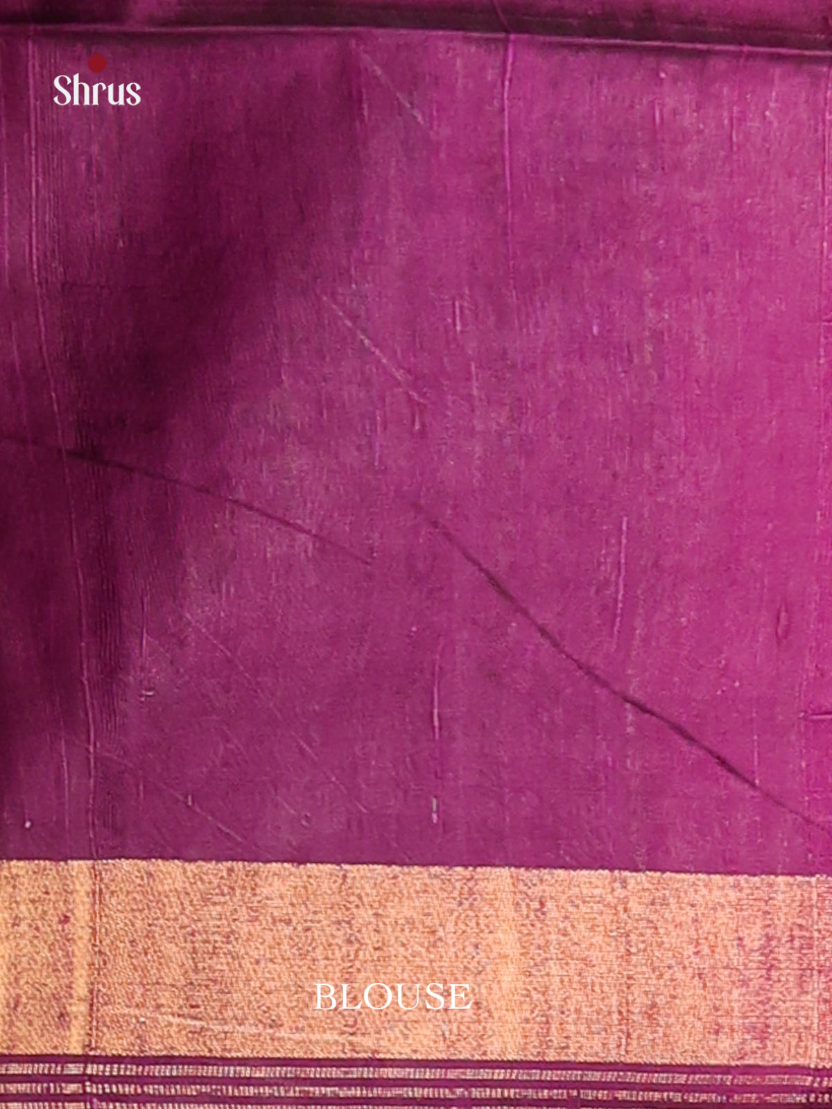 Lavender & Purple Raw Silk Saree - Shop on Shrus.com