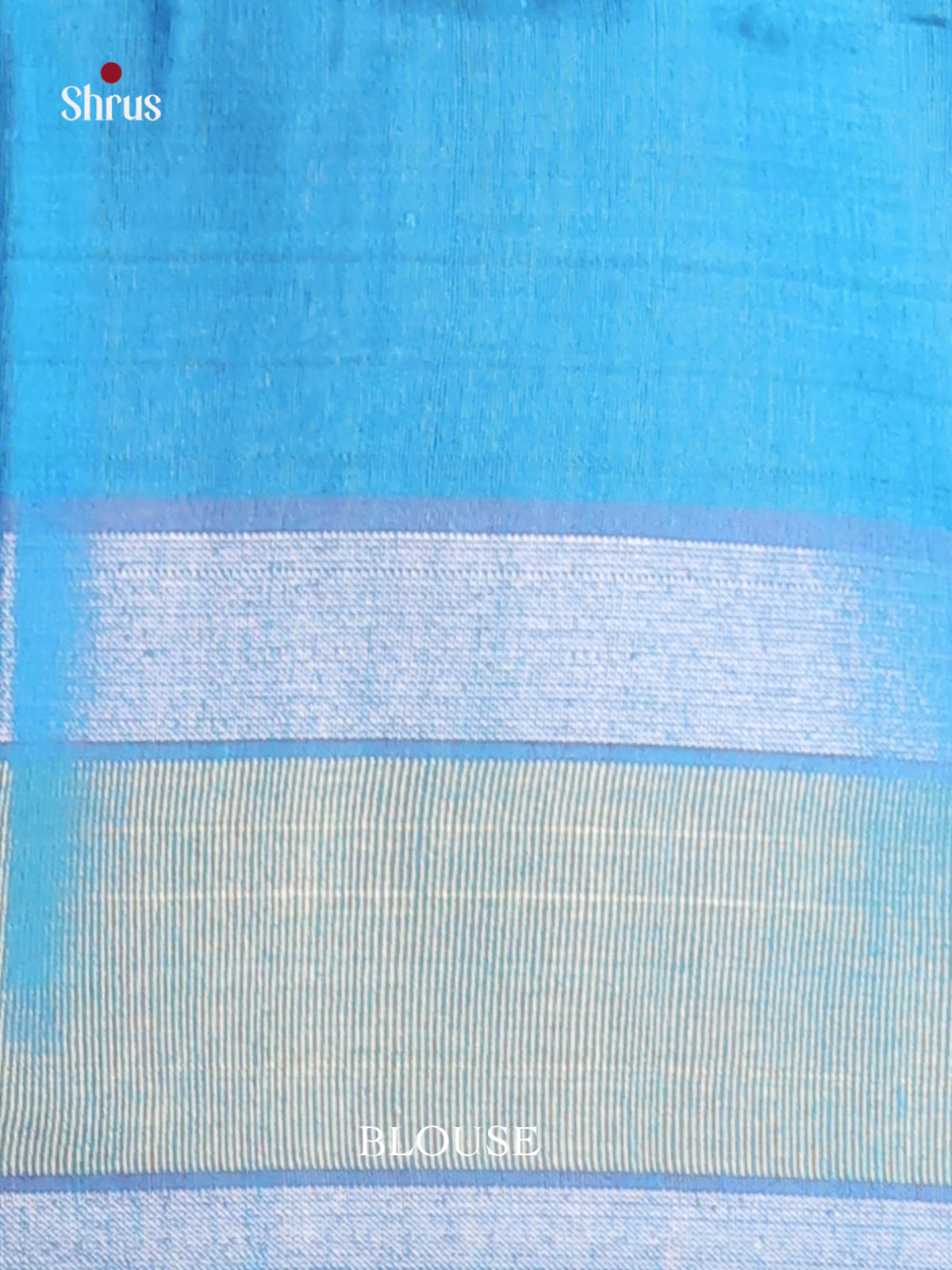 Black & Blue - Raw Silk Saree