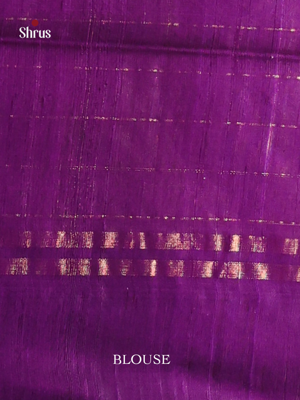 Mild Grey & Violet - Raw Silk Saree - Shop on Shrus.com