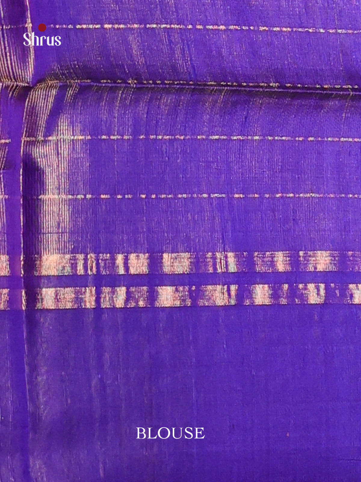 Pink & Blue Raw Silk Saree with zari kattam