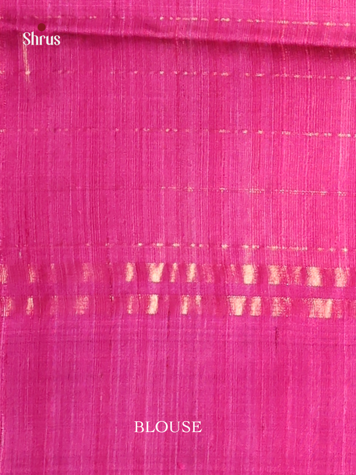 Pastel Blue & Maroon - Raw Silk Saree