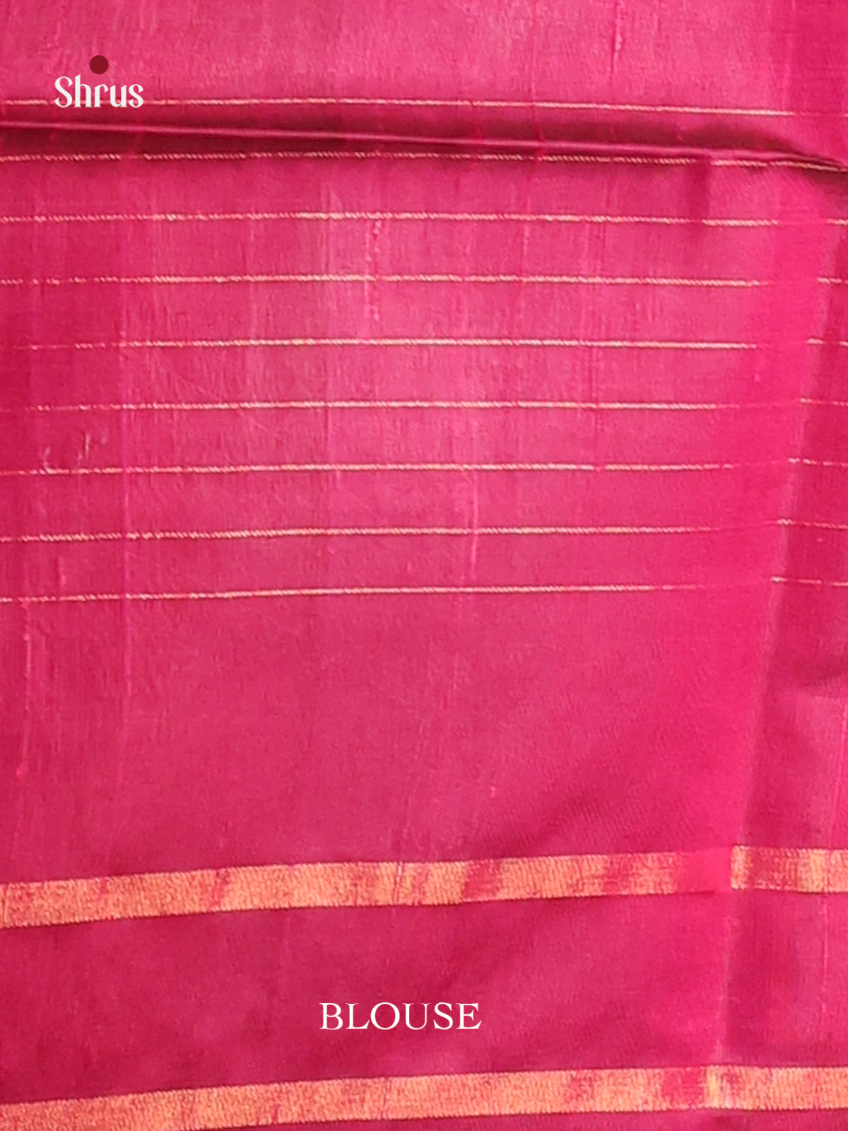 Purple & Pink Raw Silk Saree with zari checks