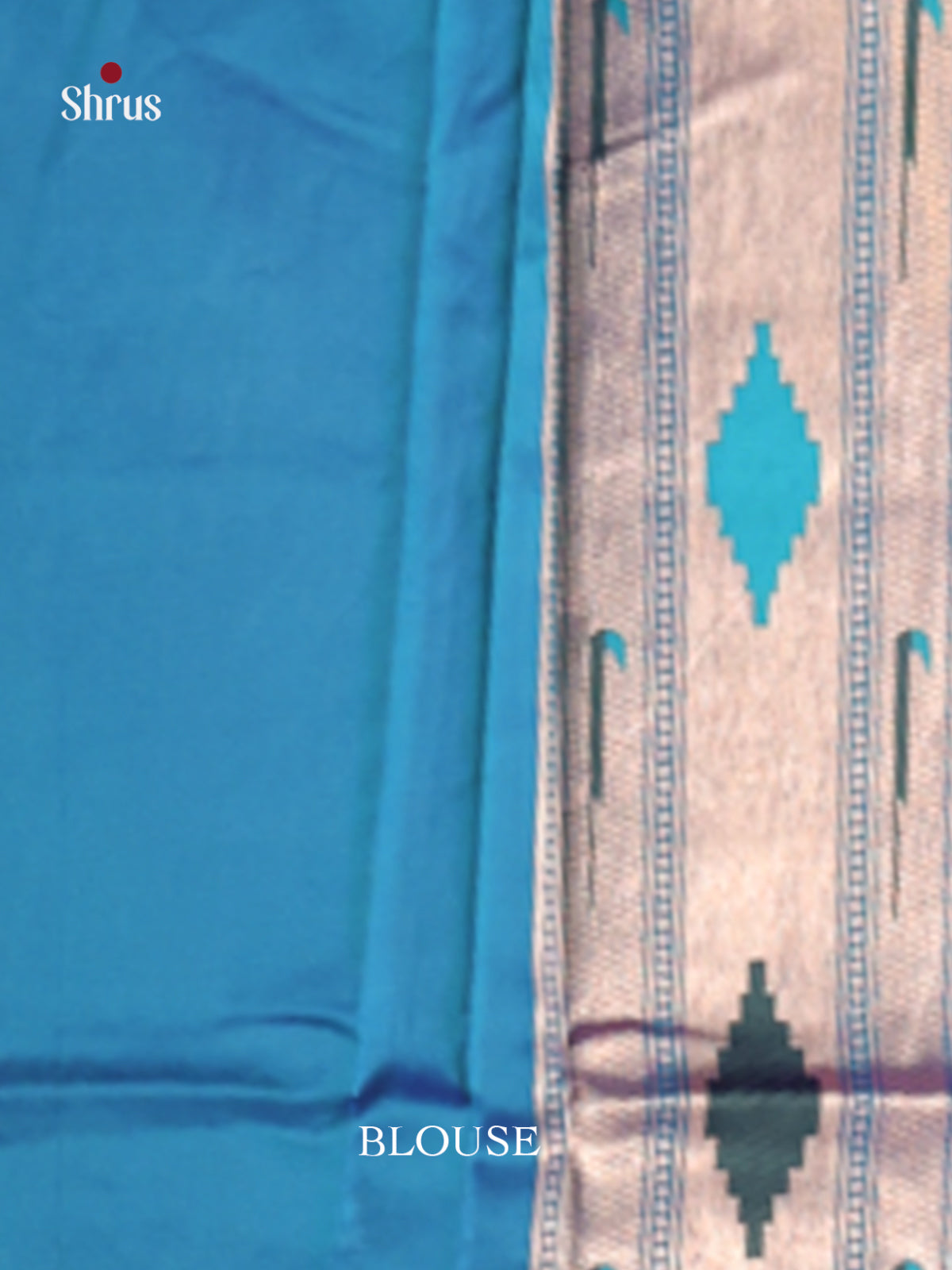 DHS12222 - Semi Paithani Saree - Shop on Shrus.com