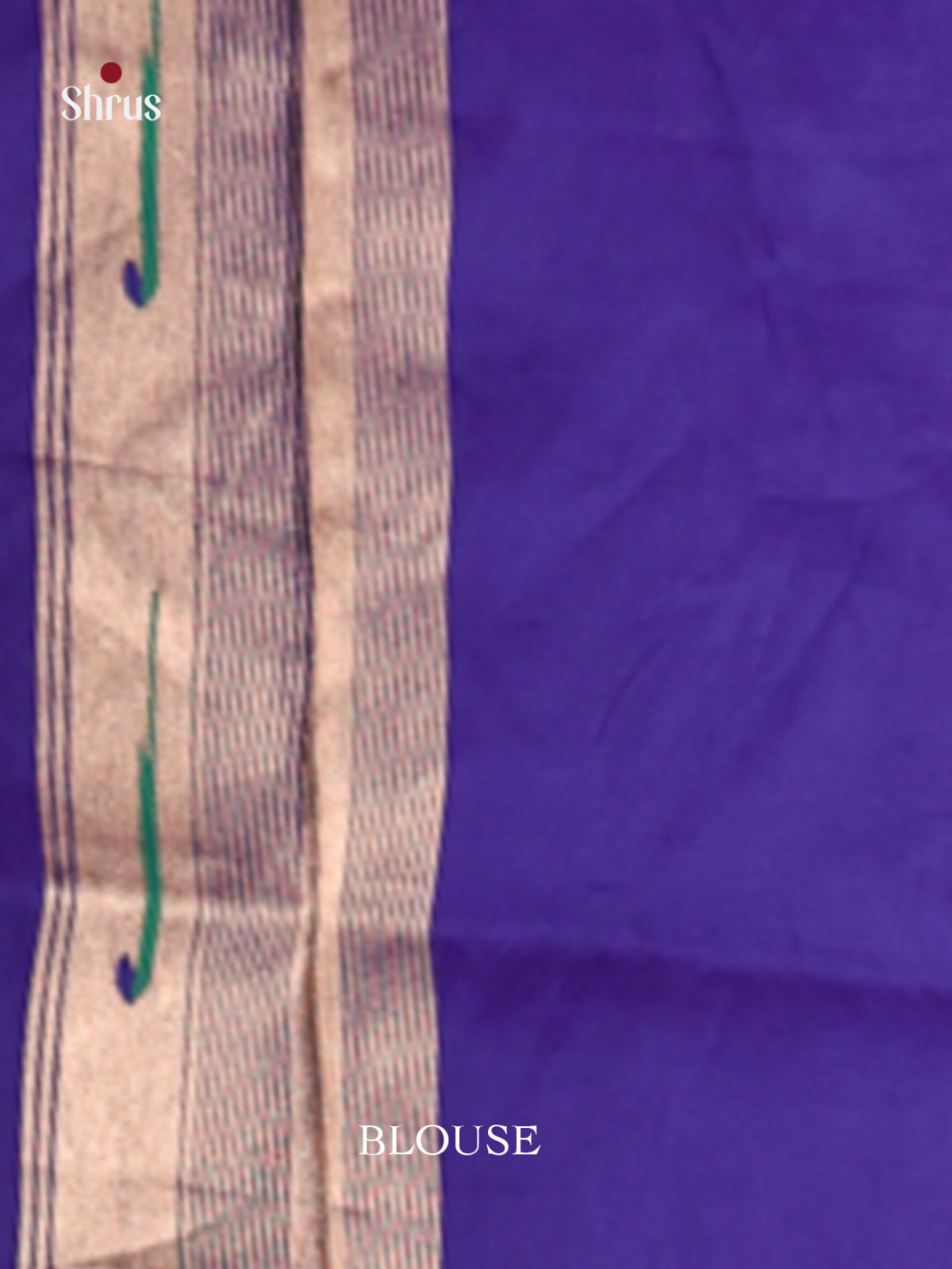 DHS12226 - Semi Paithani Saree - Shop on Shrus.com