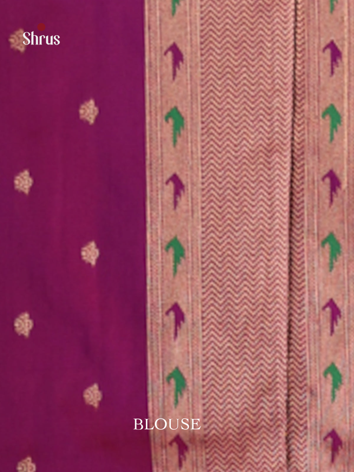 DHS12237 - Semi Paithani Saree - Shop on Shrus.com