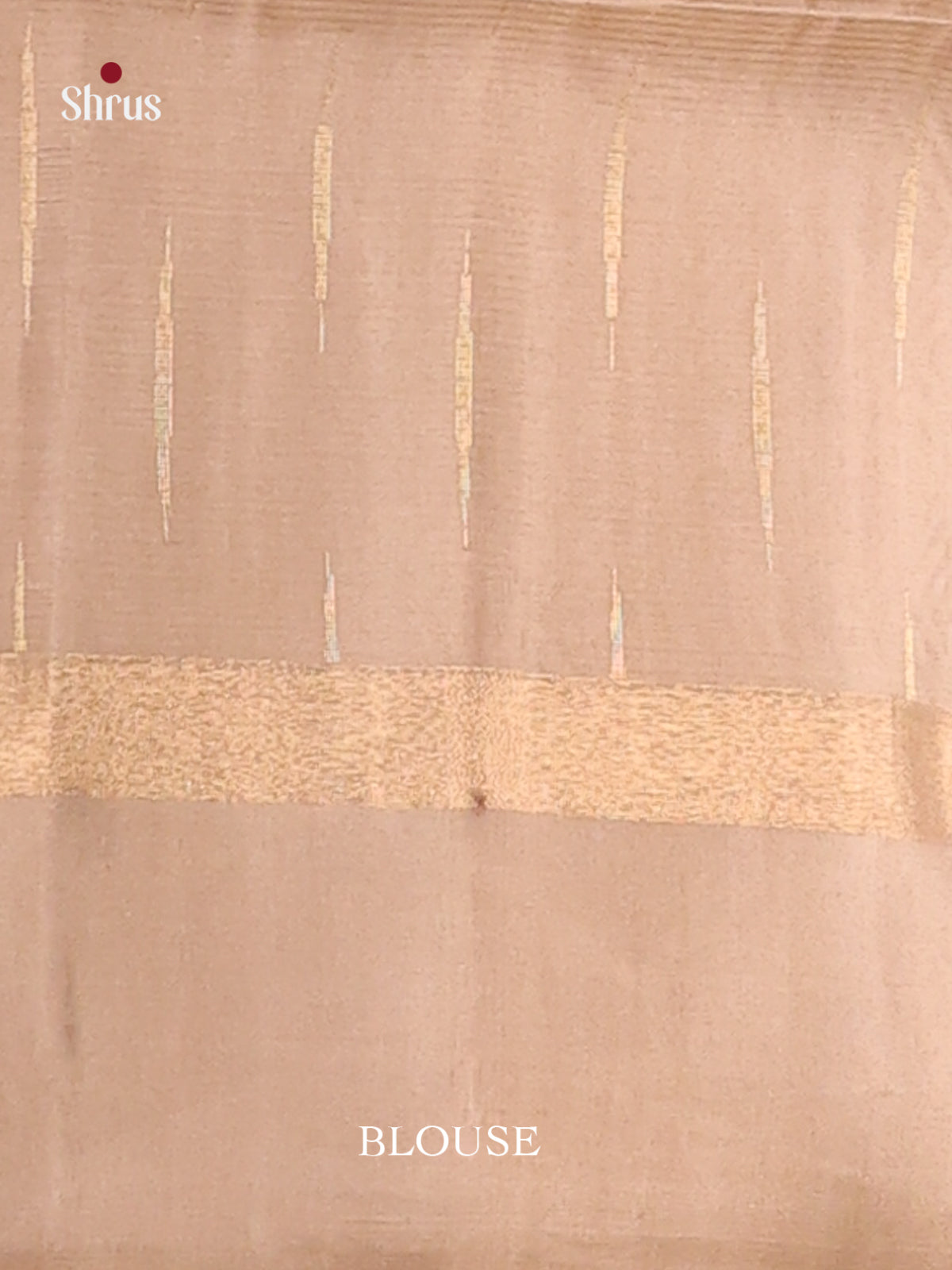 Orange & Grey Soft Silk Saree with zari stripes buttas - Shop on Shrus.com