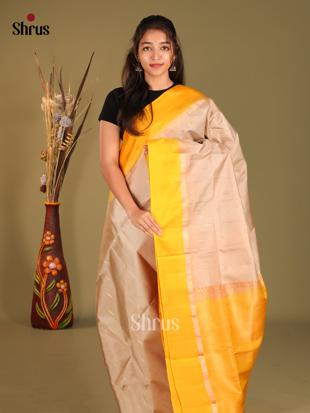 DHS12262-Soft Silk Saree - Shop on Shrus.com