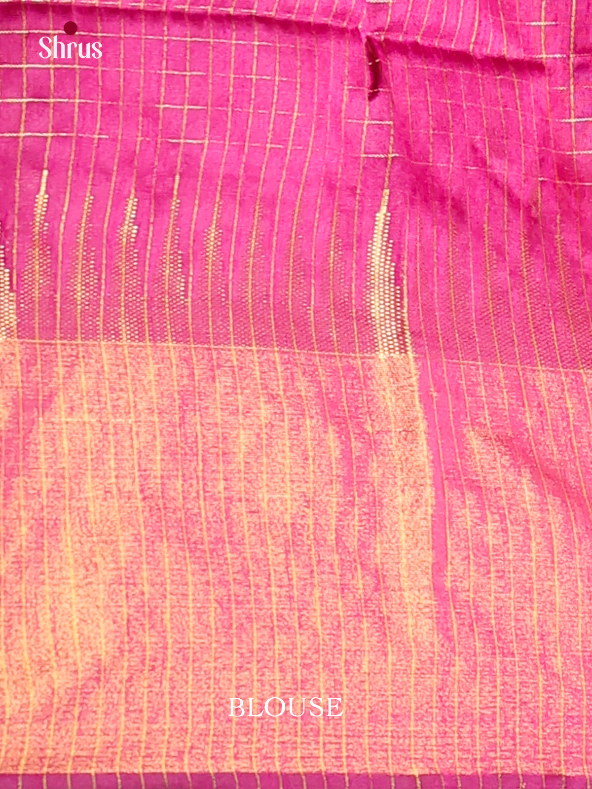 Orange & Purple - Semi Rawsilk Saree