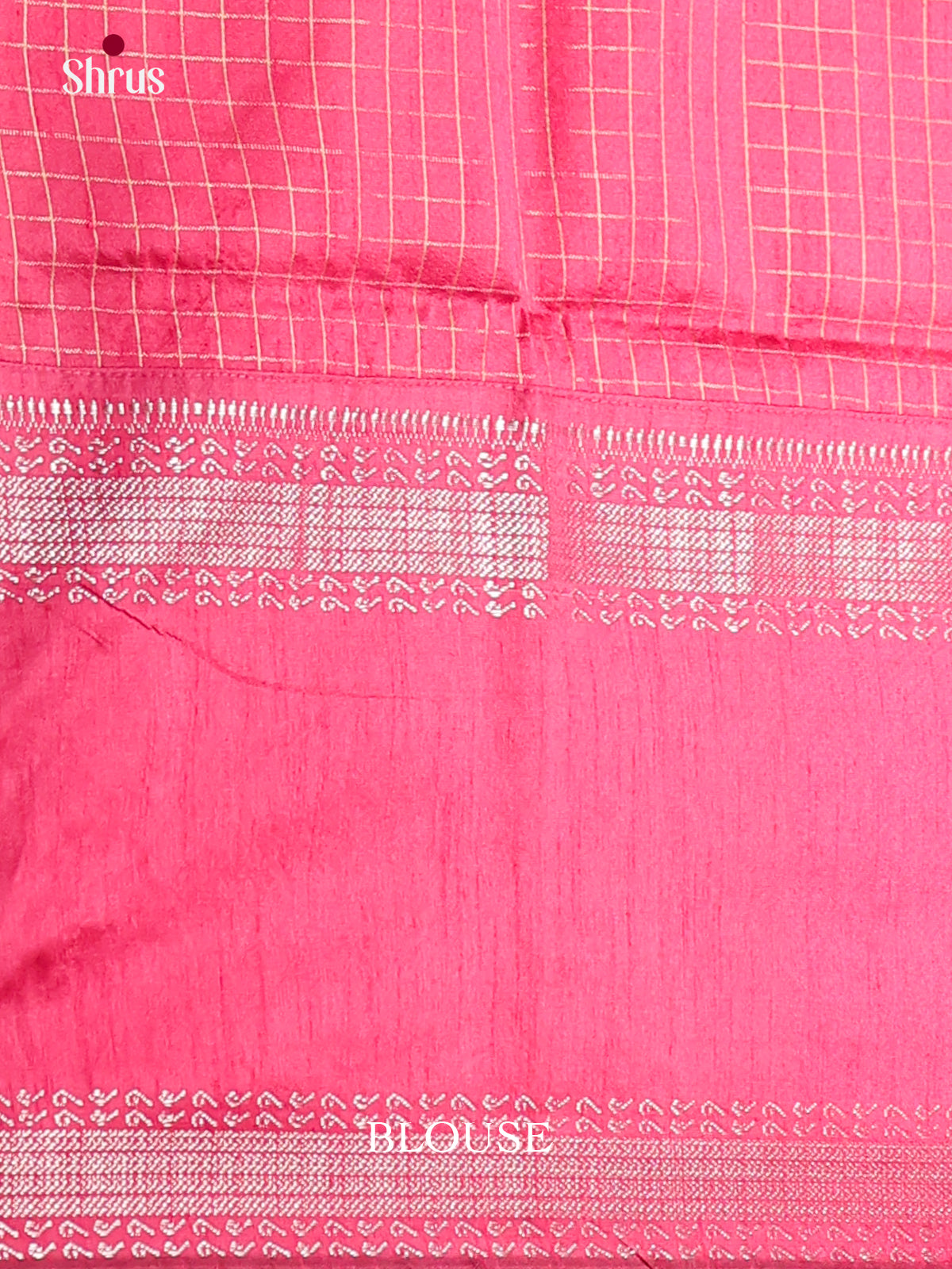 Green & maroon - Semi Rawsilk Saree - Shop on Shrus.com