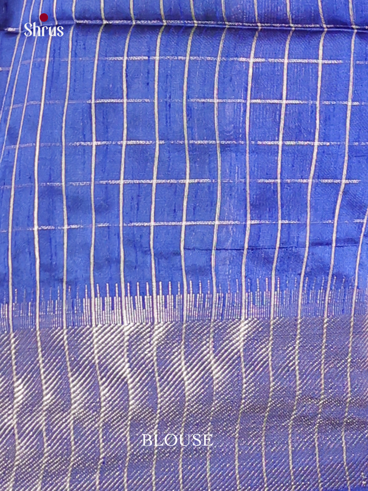 Green & Blue - Semi Rawsilk Saree - Shop on Shrus.com