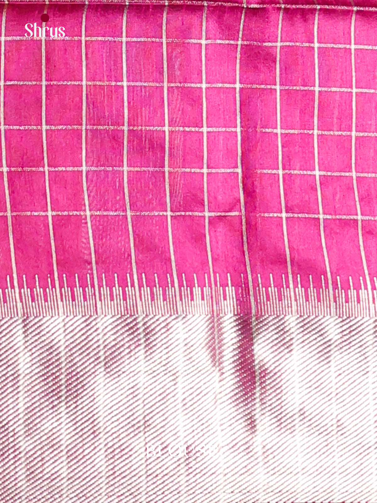 Orange & Purple- Semi Rawsilk Saree - Shop on Shrus.com