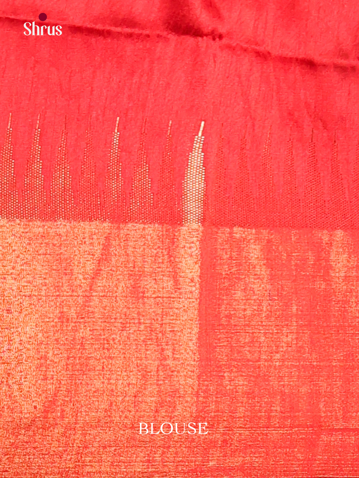 Black & Red - Semi Rawsilk Saree