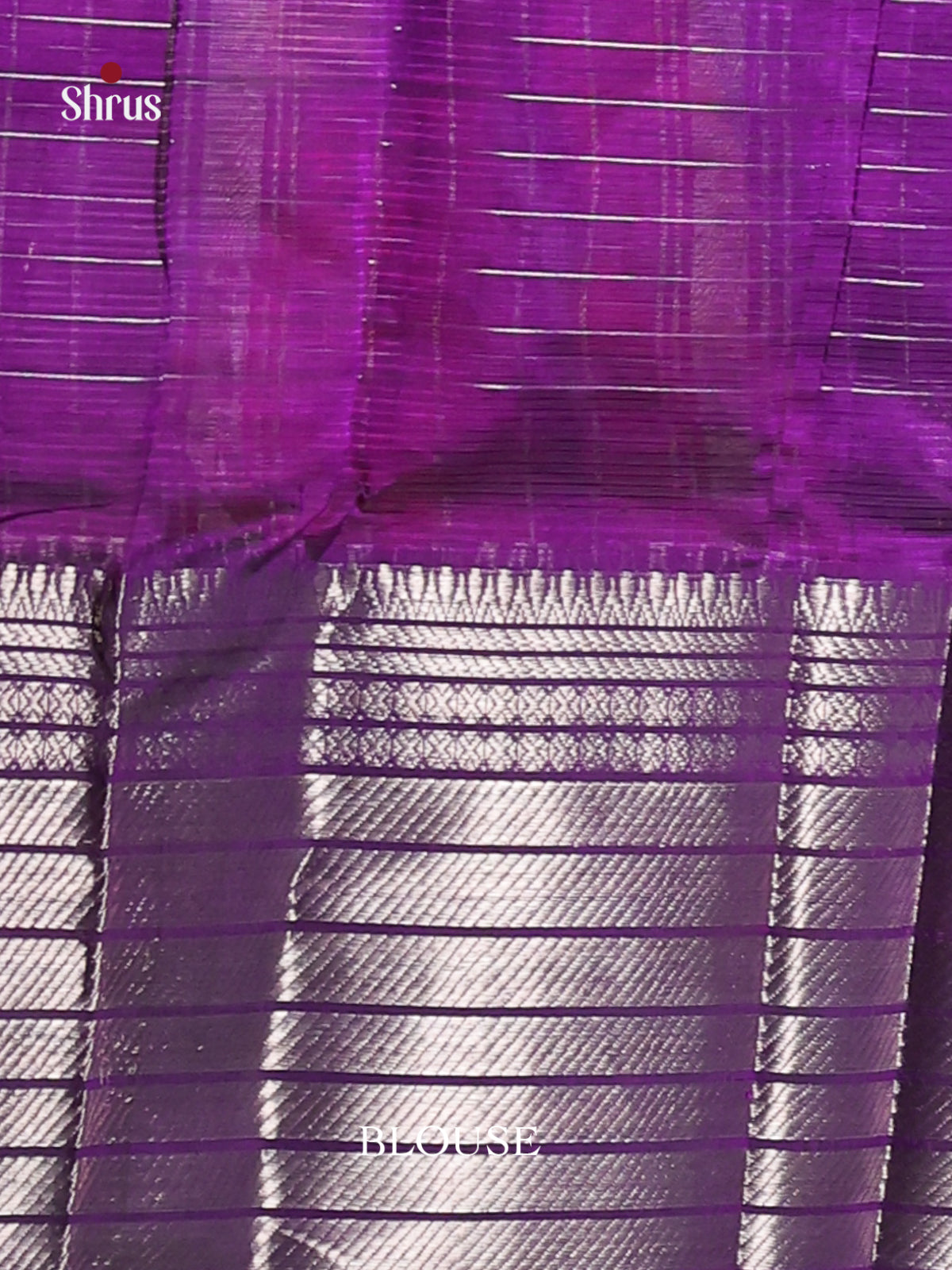 Violet(Single Tone) - Mangalagiri silkcotton Saree - Shop on Shrus.com
