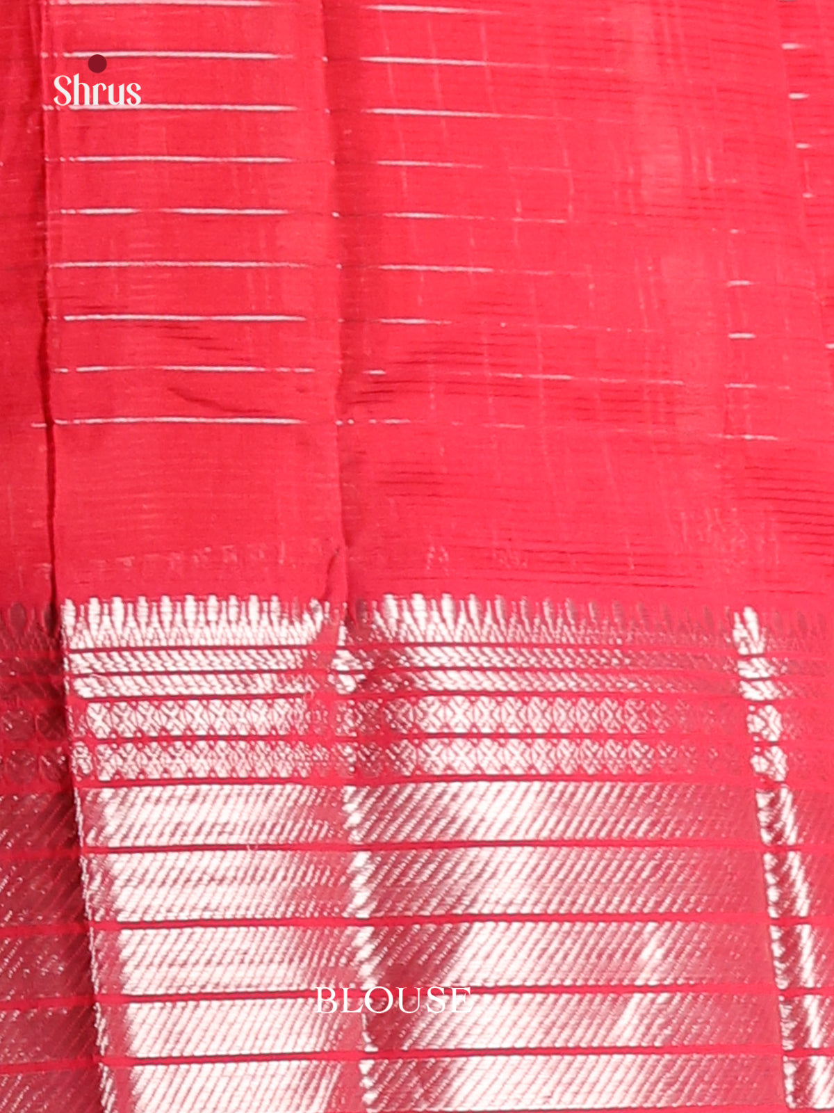 Red(Single Tone) - Mangalagiri silkcotton Saree