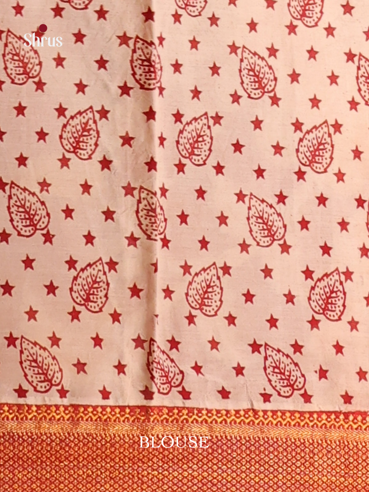 Yellow & Red - chennur-kalamkari Saree